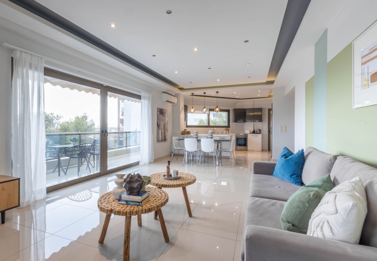Appartement à Alimos - Amazing 2 bdrm Sea View Holiday Apt  - Renovate 2026