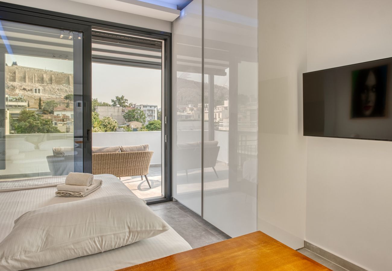 Appartement à Athens - Cozy Deck Roof Apt at the Foothills of Acropolis 