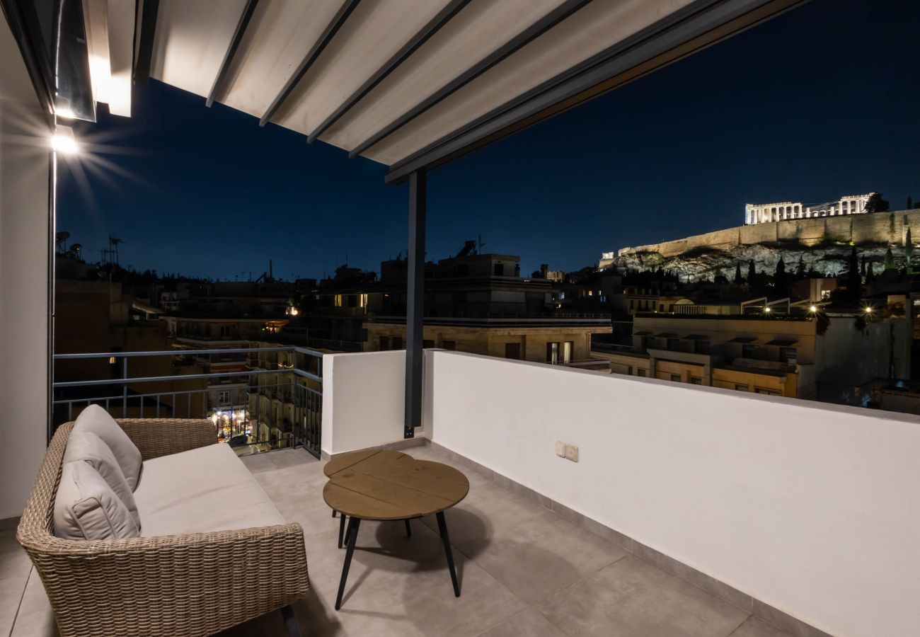 Appartement à Athens - Cozy Deck Roof Apt at the Foothills of Acropolis 