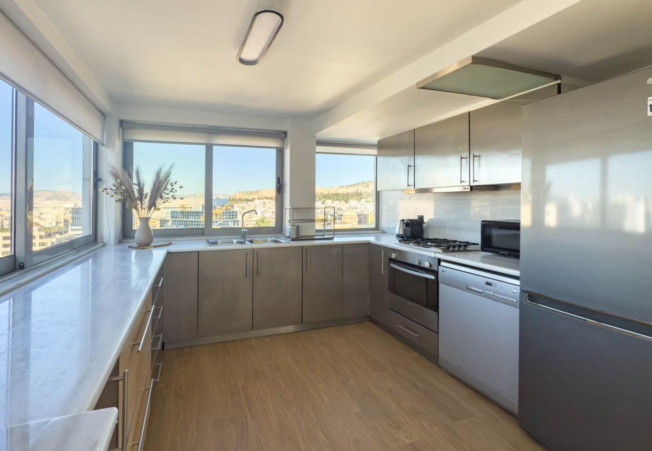 Appartement à Athens - Acropolis Sky Retreat | Jacuzzi & 3BR Maisonette
