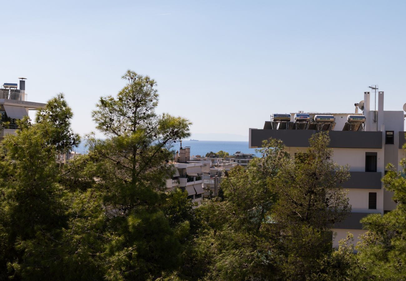 Apartment in Alimos - Amazing 2 bdrm Sea View Holiday Apt 