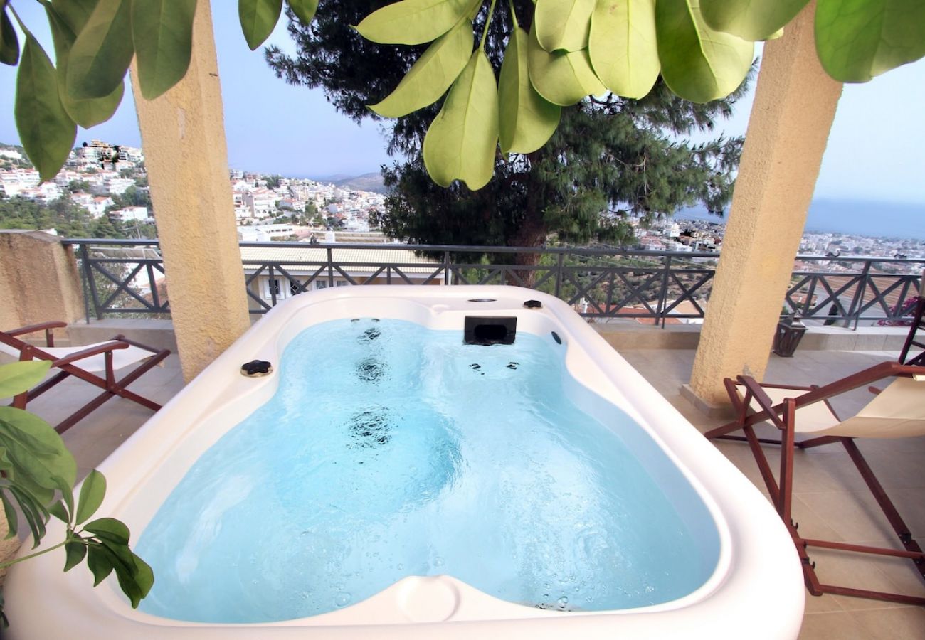 House in Voula - Luxury Home with Jacuzzi and Spectacular Sea Views for 8 Guests