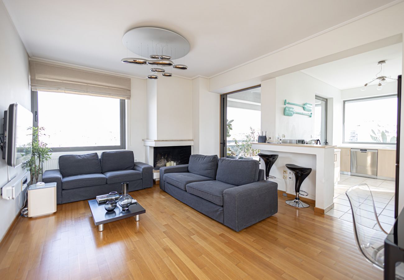 Apartment in Kallithea - Luxury 2 bdr Penthouse Apt with Acropolis view
