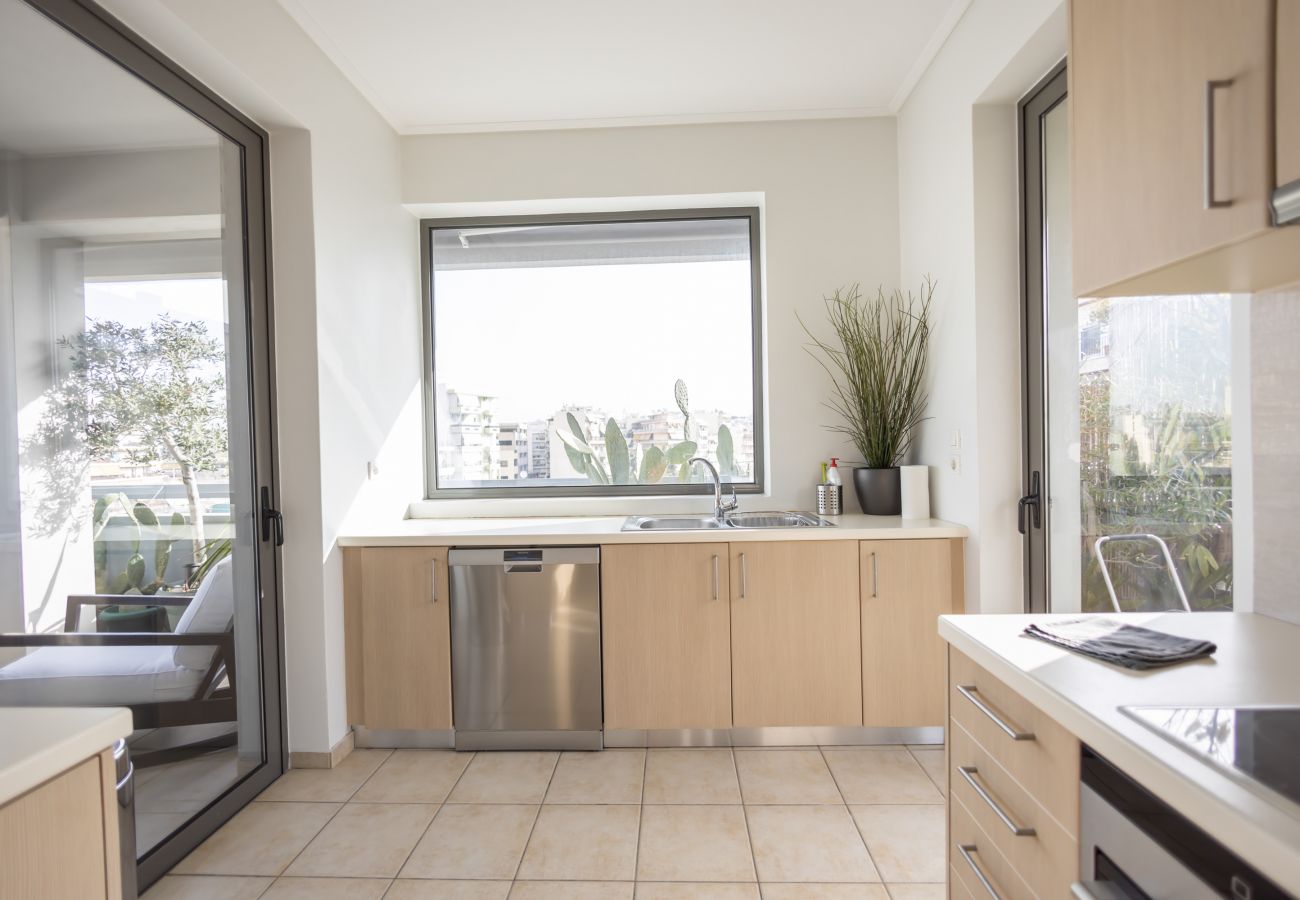 Apartment in Kallithea - Luxury 2 bdr Penthouse Apt with Acropolis view