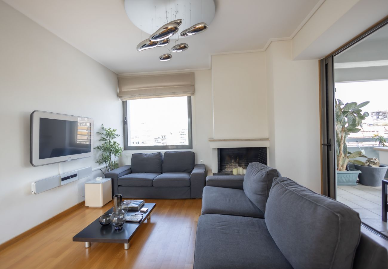 Apartment in Kallithea - Luxury 2 bdr Penthouse Apt with Acropolis view