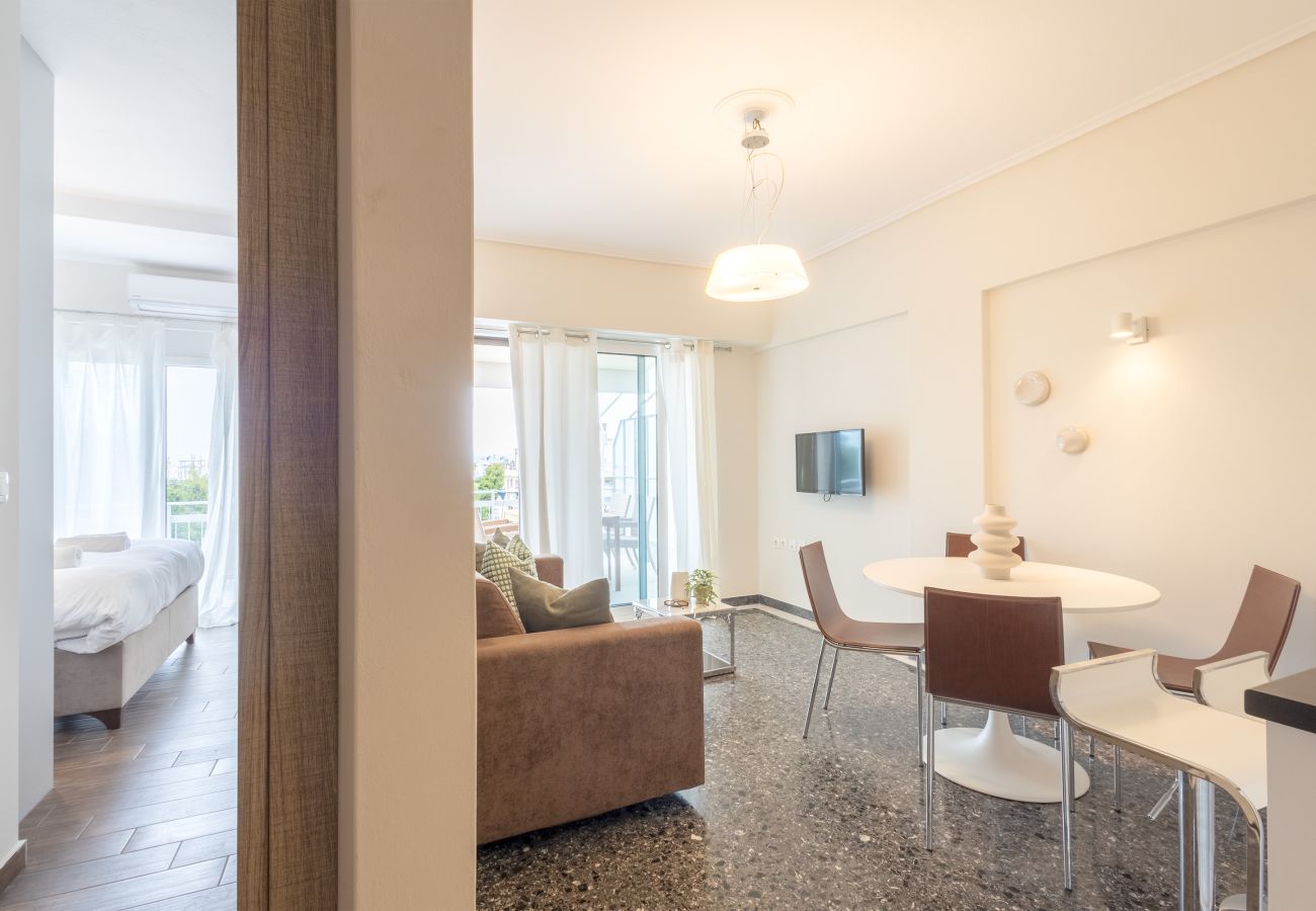 Apartment in Voula - Luxury Beachfront 2-Bedroom Stay in Voula