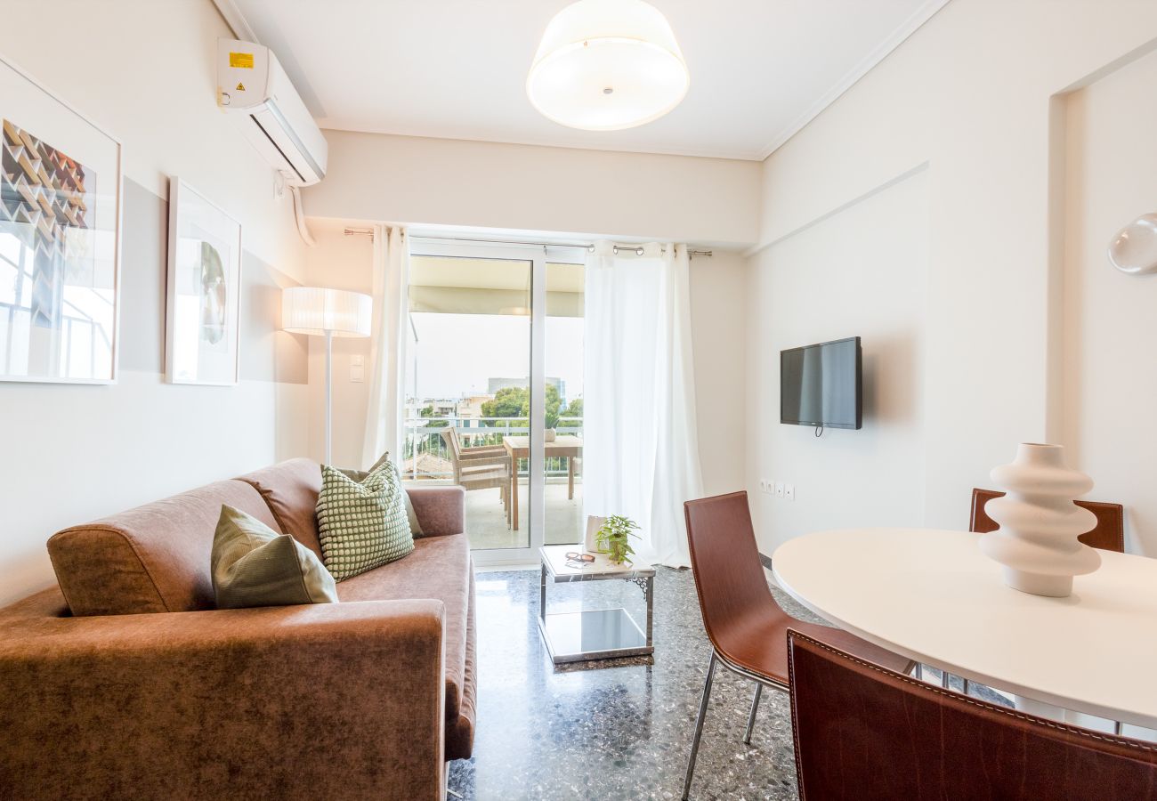 Apartment in Voula - Luxury Beachfront 2-Bedroom Stay in Voula