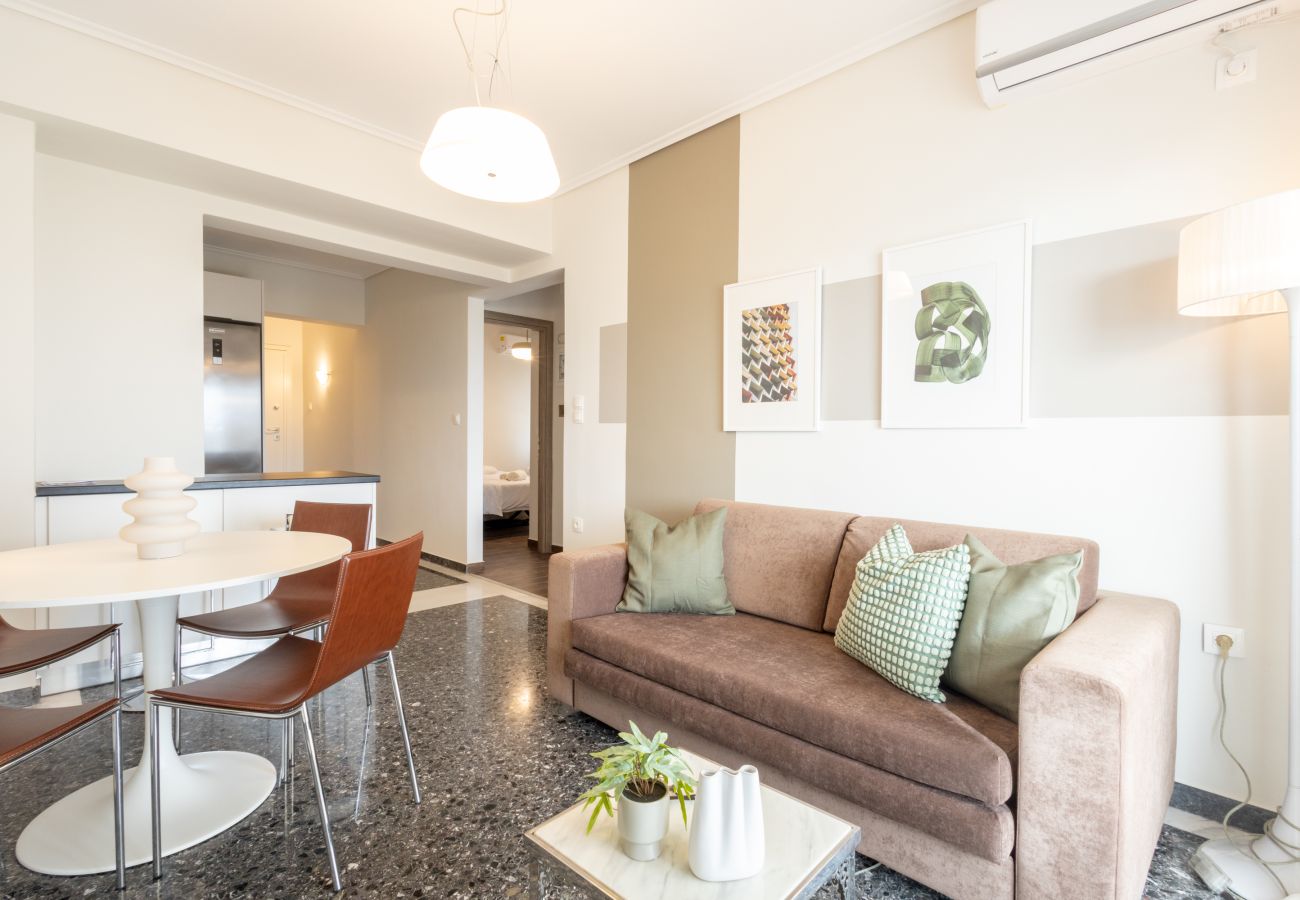 Apartment in Voula - Luxury Beachfront 2-Bedroom Stay in Voula