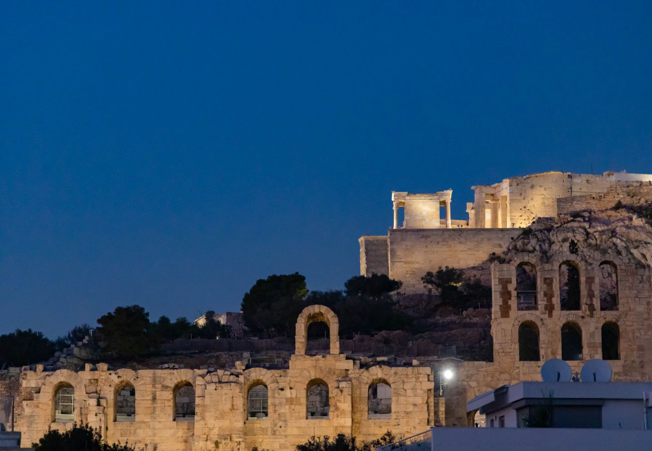 Apartment in Athens - Massive 2-Apartment Combo | Unbeatable Acropolis Views | Sleeps 9