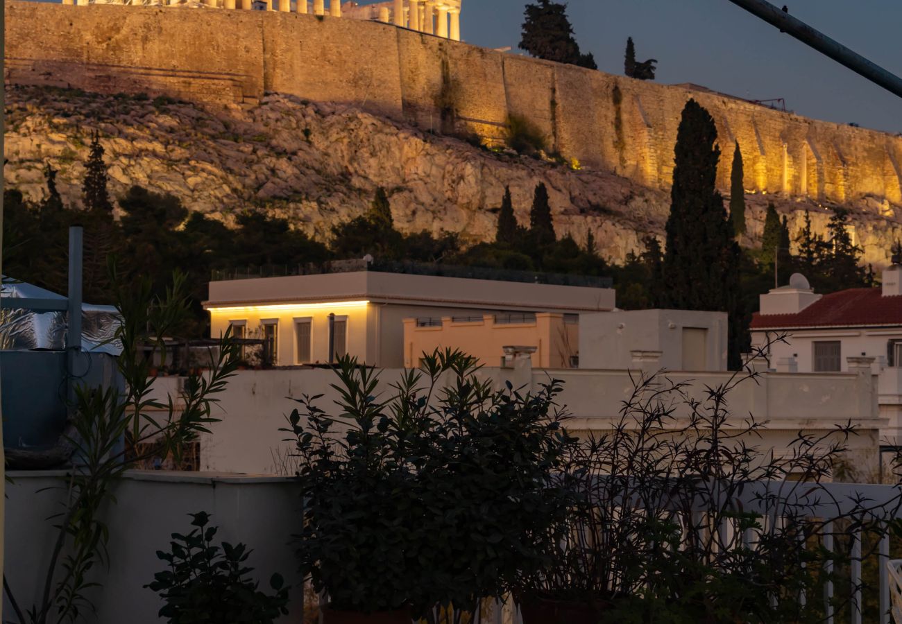 Apartment in Athens - Massive 2-Apartment Combo | Unbeatable Acropolis Views | Sleeps 9
