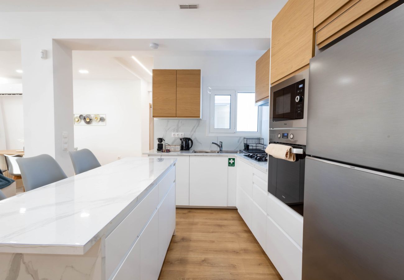Apartment in Kallithea - Sunlit Charm | Modern 2BR Apartment with High-Speed WiFi