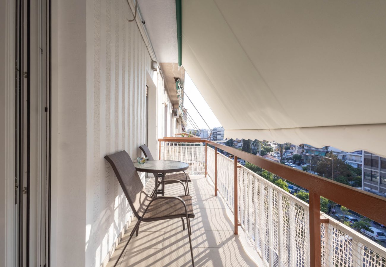 Apartment in Kallithea - Sunlit Charm | Modern 2BR Apartment with High-Speed WiFi